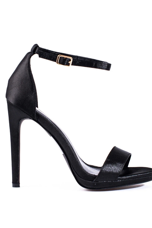 sandos de mujer clásicas negras con...