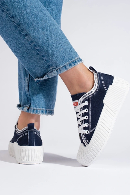 Zapatos de mujer Shelovet color azul.