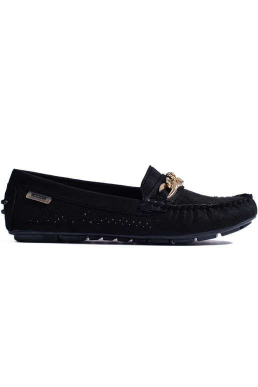 Mocasines con elementos calados y...