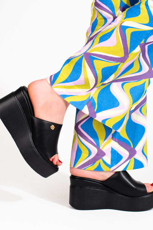 Chanclas de mujer color negro