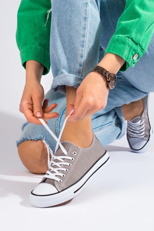 Zapatos modelo clásico gris Shelovet