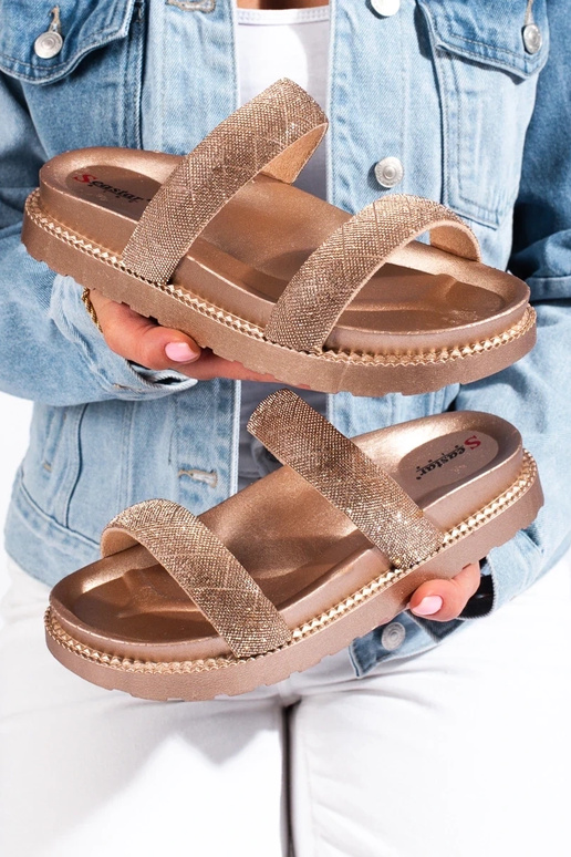 Zapatillas de mujer con tacón macizo...