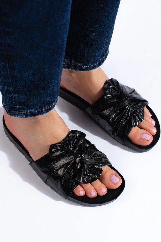 Pantuflas color negro Shelovet Pantuflas color negro Shelovet