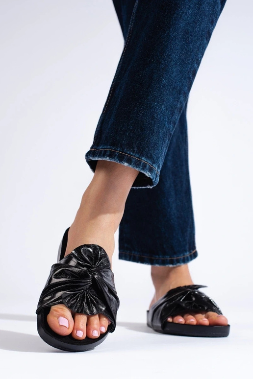 Pantuflas color negro Shelovet Pantuflas color negro Shelovet