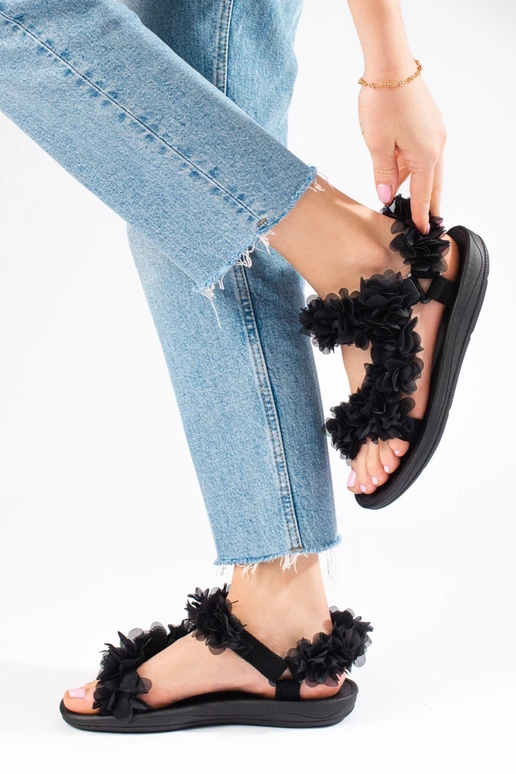 sandalias negras Shelovet