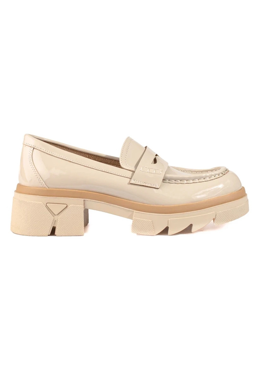 Mocasines beige con plataforma Shelovet Mocasines beige con plataforma Shelovet