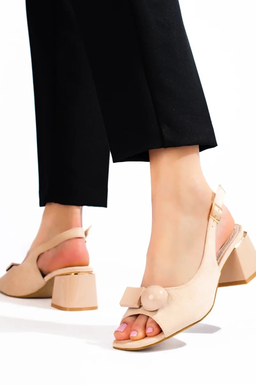 Sandalias Shelovet ante beige