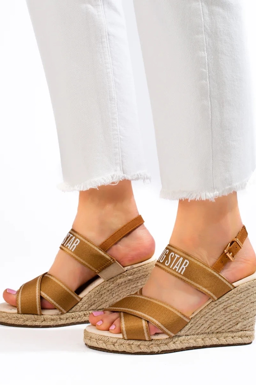 sandalias beige BIG STAR LL274883