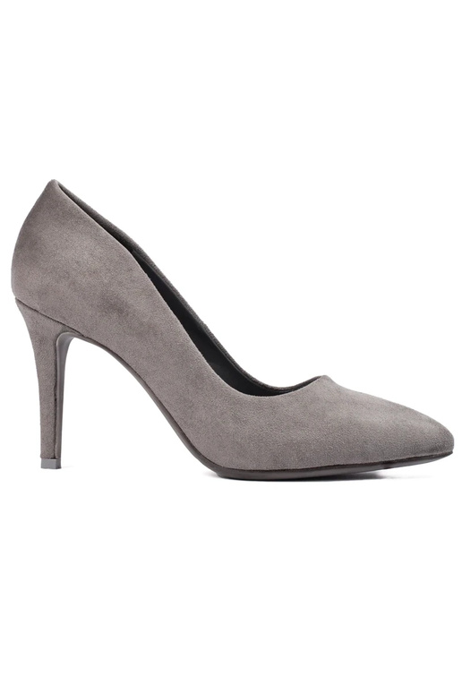 tacones altos Shelovet ante gris tacones altos Shelovet ante gris