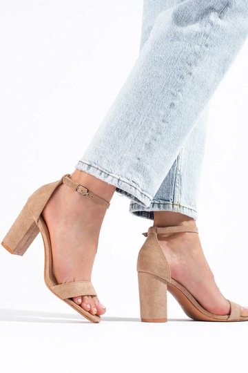 sandalias de ante con tacón... 2