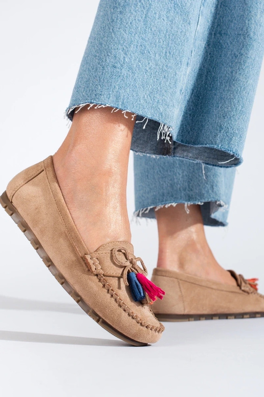 Mocasines bohemios Shelovet de ante...