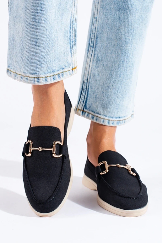 Botines de ante en color negro Shelovet Botines de ante en color negro Shelovet