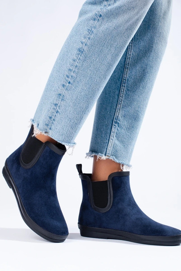 botas de goma de gamuza con... 2