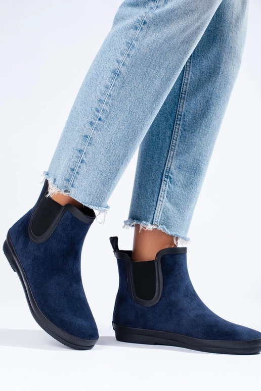 botas de goma de gamuza con... botas de goma de gamuza con...