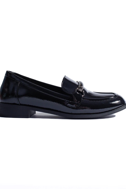 Mocasines efecto lacado en color...