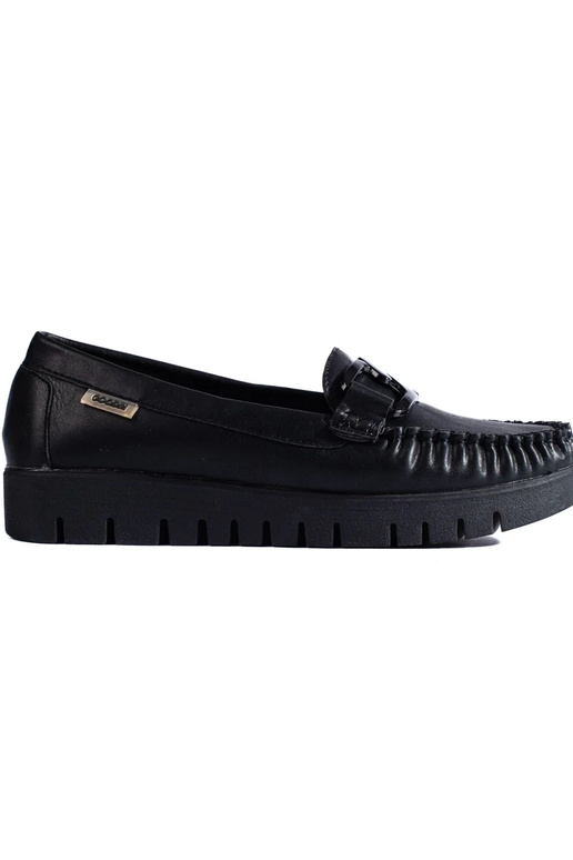 Mocasines ecopiel color negro Shelovet