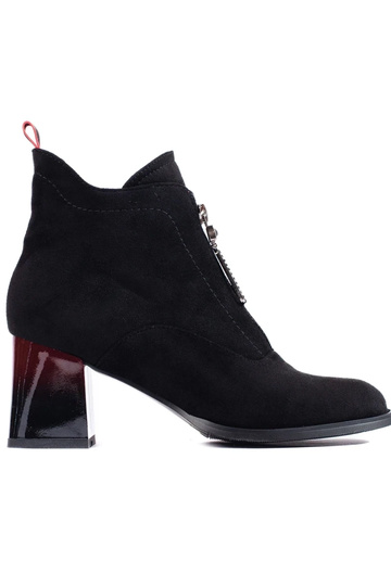 botas de ante negro