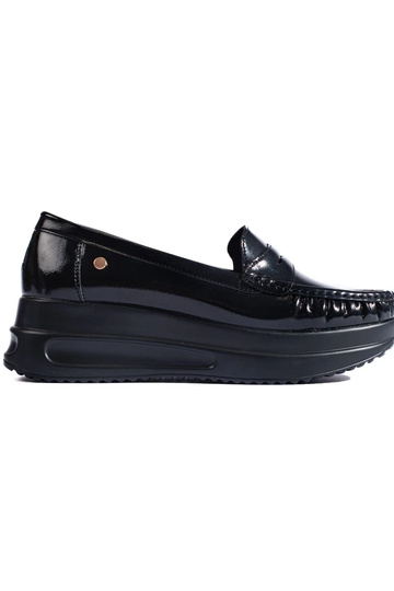 Mocasines negros con efecto...