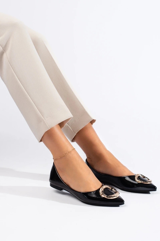 Bailarinas Shelovet con efecto barniz. Bailarinas Shelovet con efecto barniz.