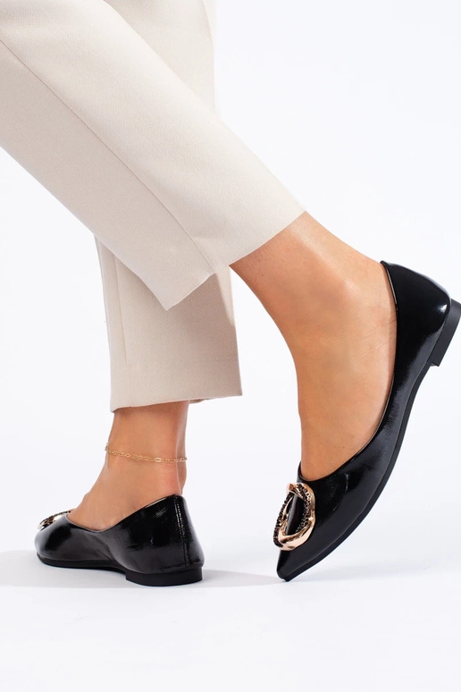 Bailarinas Shelovet con efecto barniz. Bailarinas Shelovet con efecto barniz.