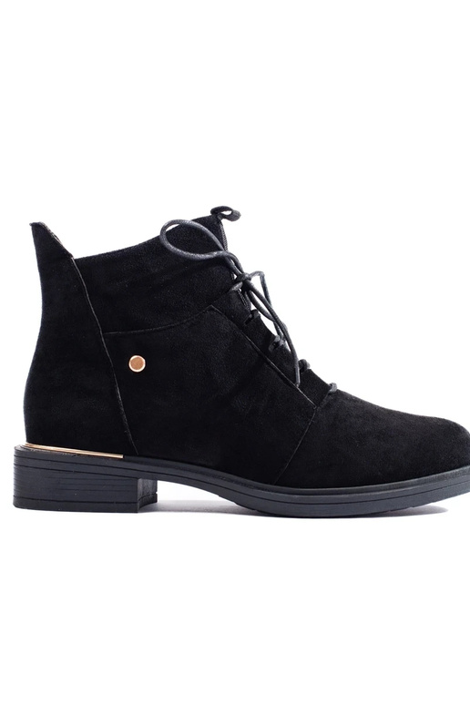 Zapatos de ante negros para mujer