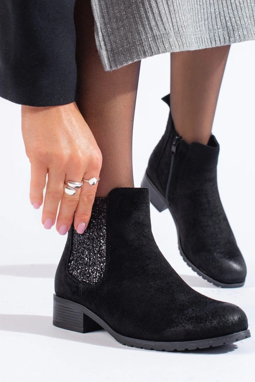 de ante negro Zapatos de mujer de ante negro Zapatos de mujer