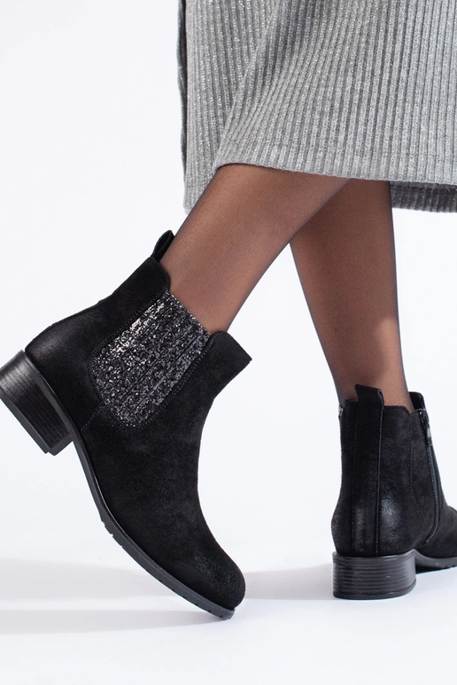 de ante negro Zapatos de mujer de ante negro Zapatos de mujer