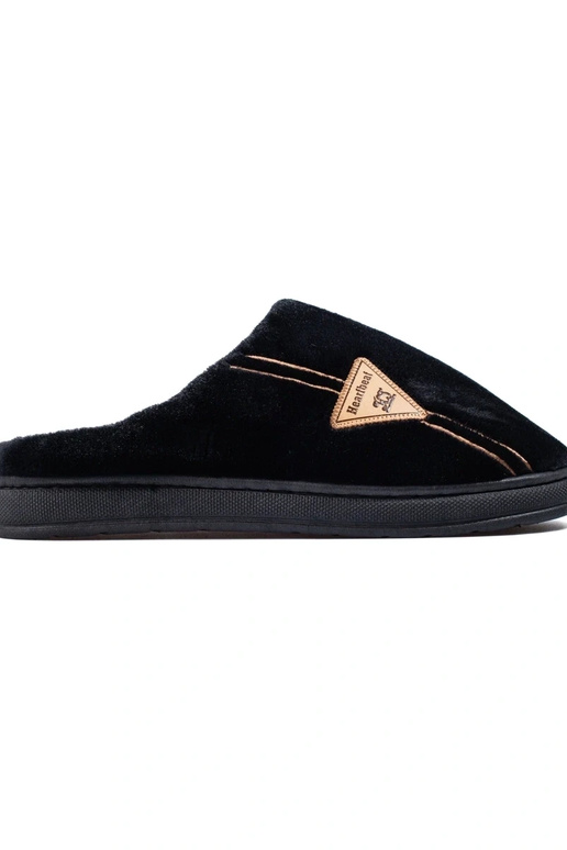 pantuflas de hombre negras cálidas...