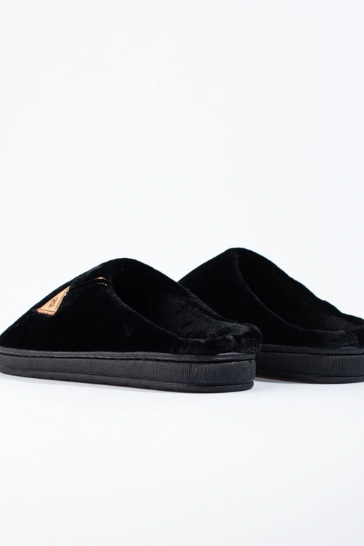 pantuflas de hombre negras cálidas...