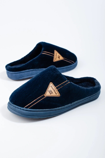 pantuflas de hombre azul... 2