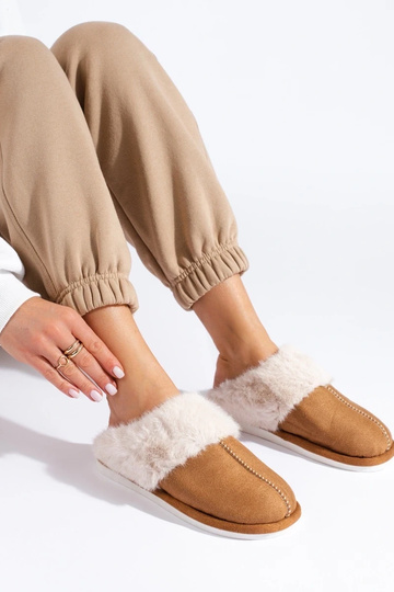 Pantuflas Shelovet marrones 2