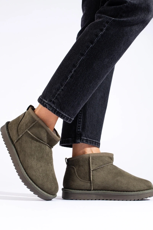 Botas de nieve de mujer caqui