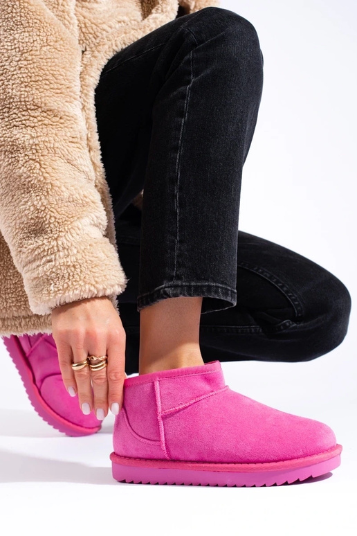 Botas de nieve de mujer rosas