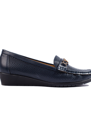 mocasines de mujer azul marino
