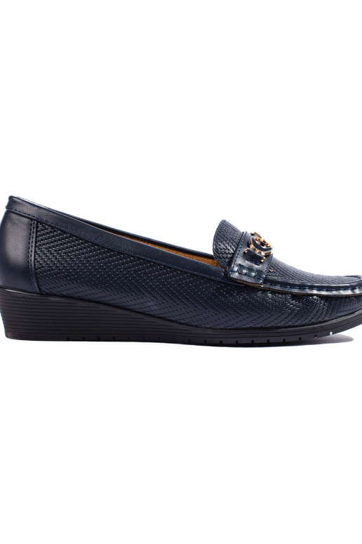 mocasines de mujer azul marino