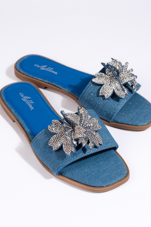 Zapatillas de material vaquero