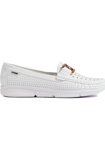 mocasines blancos de mujer