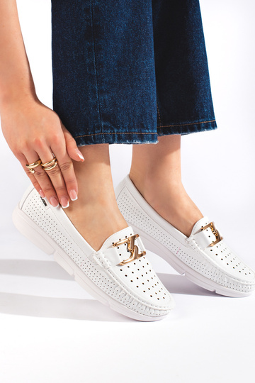 mocasines blancos de mujer 2