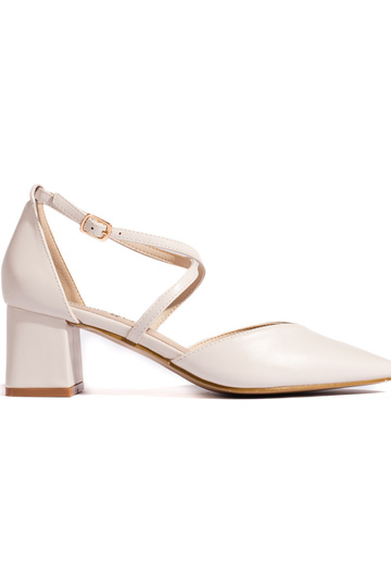 sandalias marfil