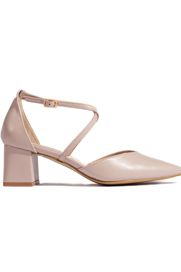sandalias beiges