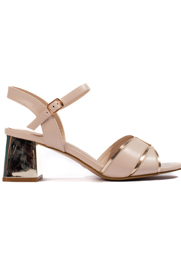 sandalias tacon blancas-