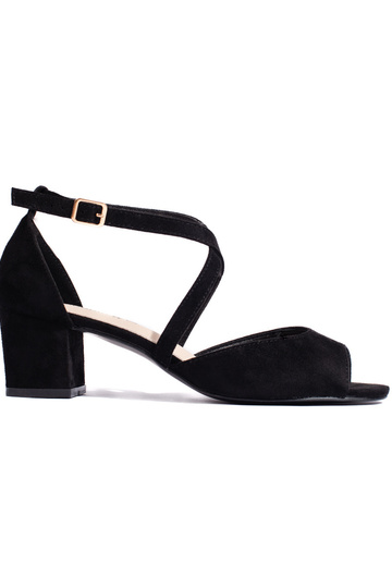 sandalias negras
