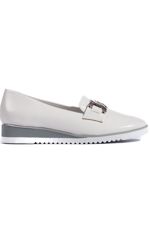 Zapatos blancos modelo Lords con... Zapatos blancos modelo Lords con...