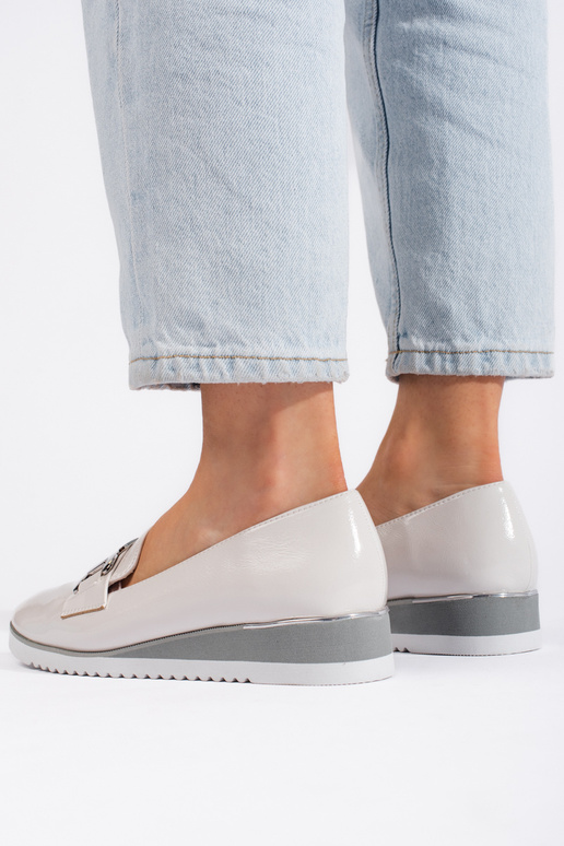 Zapatos blancos modelo Lords con... Zapatos blancos modelo Lords con...