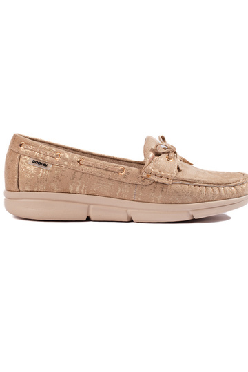 mocasines de mujer beige