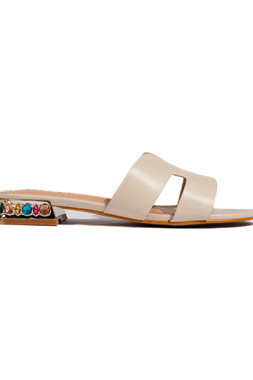 Pantuflas beige
