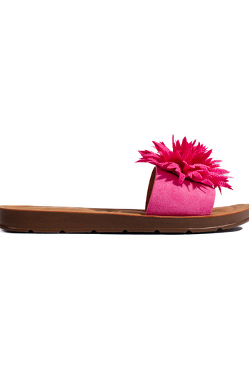 Babuchas de mujer fucsia...