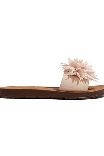Zapatillas de mujer beige...