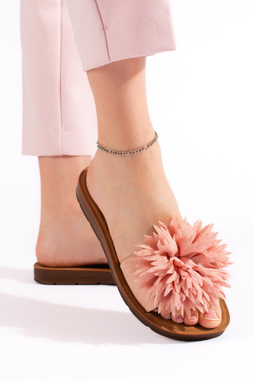 Zapatillas de mujer rosa... 2