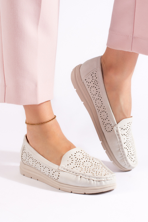 con elementos calados, mocasines de...